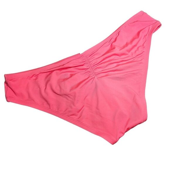 Becca by Rebecca Virtue Womens L Ruched Hipster Bikini Bottom NWT - Picture 3 of 5